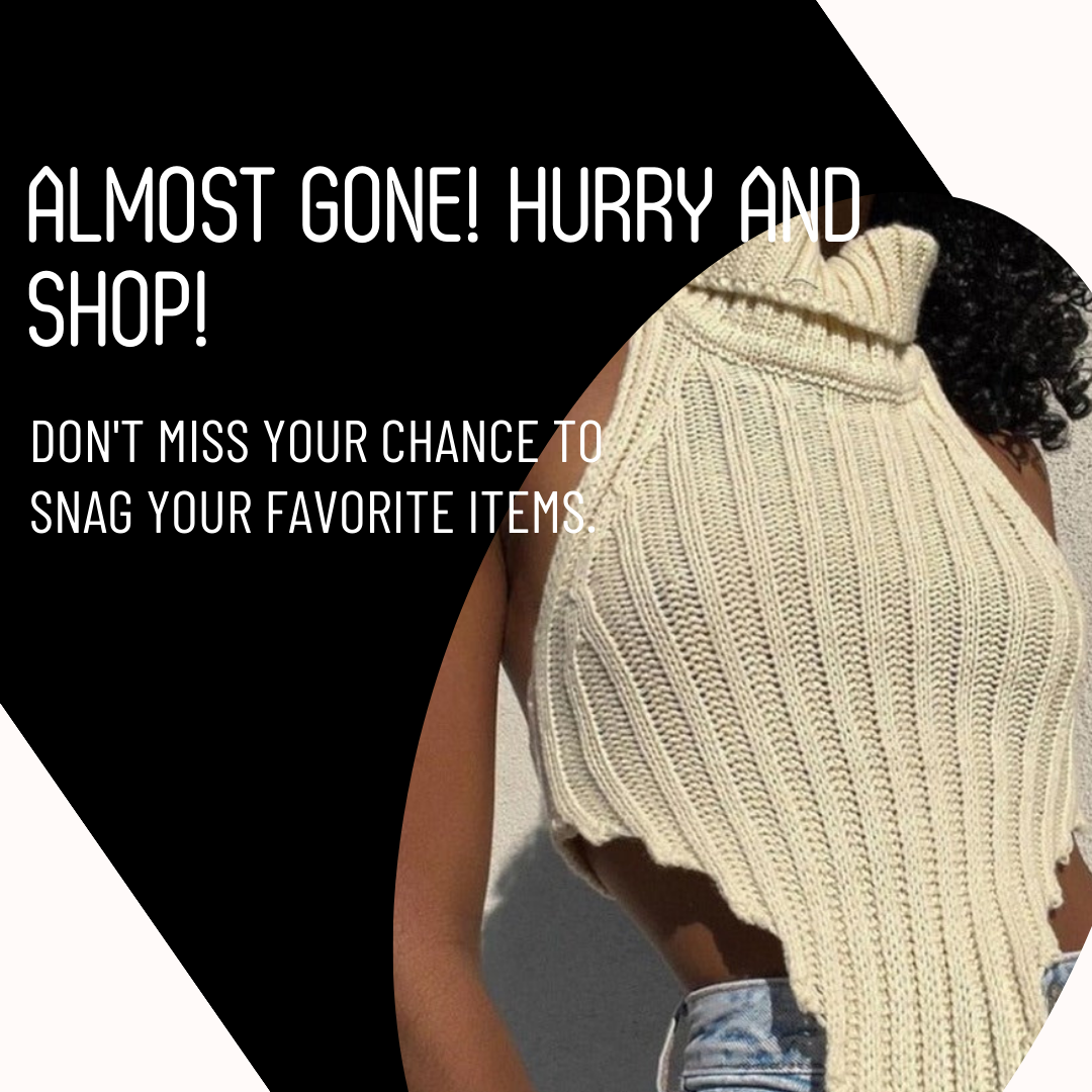 ALMOST OUT OF STOCK!