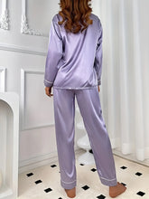 Load image into Gallery viewer, Fairy Dust Silky Long Sleeved Pajama Set Mellirose
