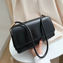 Load image into Gallery viewer, Women's Small Square PU Leather Messenger Bag mellirose