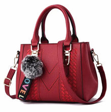 Load image into Gallery viewer, Women’s Embroidery Leather Messenger Bag mellirose