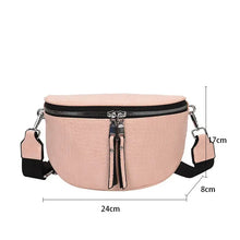 Load image into Gallery viewer, Luxury Designer Saddle Women's Chest Bag with chain strap - MLLIROSE