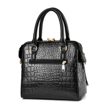 Load image into Gallery viewer, Retro Alligator PU Leather Handbag with tassel detail for women - MLLIROSE