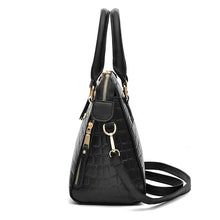 Load image into Gallery viewer, Retro Alligator PU Leather Handbag with tassel detail for women - MLLIROSE