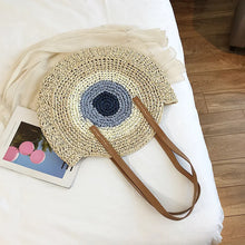 Load image into Gallery viewer, Stylish "Good Vibes Only" tote for beach trips and travel
