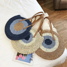 Load image into Gallery viewer, Stylish "Good Vibes Only" tote for beach trips and travel