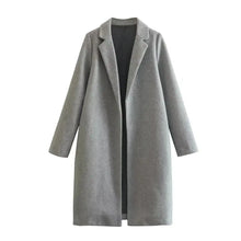 Load image into Gallery viewer, Women's Mid-Length Polo Collar Open Front Coat mellirose