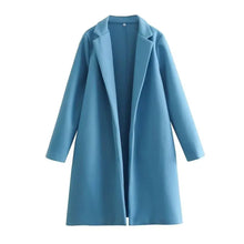 Load image into Gallery viewer, Women's mid-length polo collar coat - MEELIROSE