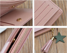 Load image into Gallery viewer, Vibrant patchwork wallet for everyday essentials