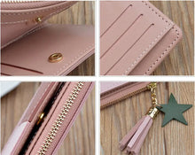 Load image into Gallery viewer, Vibrant patchwork wallet for everyday essentials