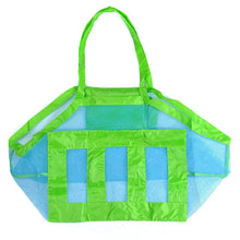 Load image into Gallery viewer, Mesh hollowed large beach tote bag for sunny days
