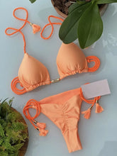 Load image into Gallery viewer, Tropical Escape Rope Triangle Bikinis (Multiple Colors)