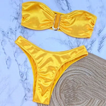 Load image into Gallery viewer, U-Shaped Bandeau Bikini
(Multiple Colors Available)