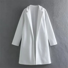 Load image into Gallery viewer, Women's Mid-Length Polo Collar Open Front Coat