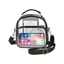 Load image into Gallery viewer, Solid pattern transparent handbag for minimalists