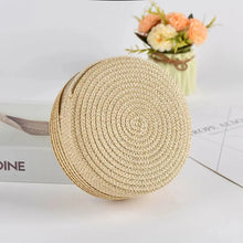 Load image into Gallery viewer, Trendy straw bag with bohemian woven design