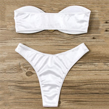 Load image into Gallery viewer, U-Shaped Bandeau Bikini
(Multiple Colors Available)