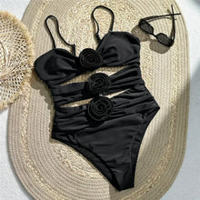 Load image into Gallery viewer, 3D Flower One Piece Swimwear
