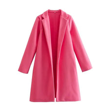 Load image into Gallery viewer, Women's mid-length polo collar coat - MEELIROSE