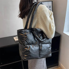 Load image into Gallery viewer, Pointed Medium Puffer Padded Tote Bag mellirose