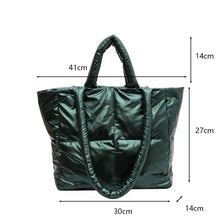 Load image into Gallery viewer, Pointed Medium Puffer Padded Tote Bag mellirose