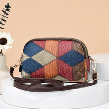 Load image into Gallery viewer, Vintage Mazed Crossbody Bag with intricate design and adjustable strap - MELLIRSE