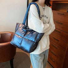 Load image into Gallery viewer, Pointed Medium Puffer Padded Tote Bag mellirose