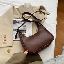 Load image into Gallery viewer, Women's stylish PU leather backpack for travel and school - MELLIROSE