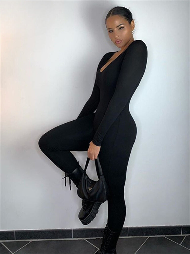 Down For Anything Bodycon Jumpsuit