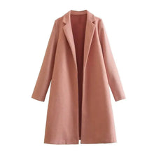 Load image into Gallery viewer, Women's mid-length polo collar coat - MEELIROSE