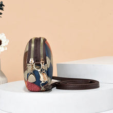 Load image into Gallery viewer, Vintage Mazed Crossbody Bag with intricate design and adjustable strap - MELLIRSE