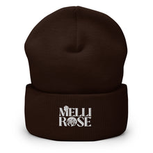 Load image into Gallery viewer, Cuffed Black Logo Beanie - MELLIROSE