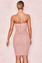 Load image into Gallery viewer, Bone Mesh Bandage Dress