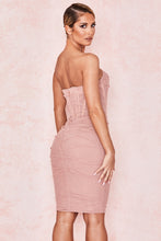 Load image into Gallery viewer, Bone Mesh Bandage Dress