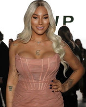 Load image into Gallery viewer, Bone Mesh Bandage Dress MELLIROSE