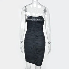 Load image into Gallery viewer, Bone Mesh Bandage Dress MELLIROSE