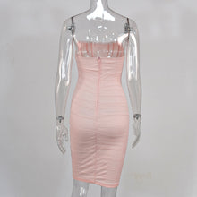 Load image into Gallery viewer, Bone Mesh Bandage Dress
