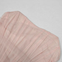 Load image into Gallery viewer, Bone Mesh Bandage Dress MELLIROSE