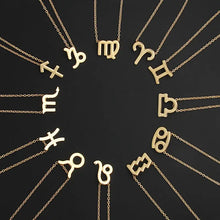 Load image into Gallery viewer, Zodiac Sign Necklaces with Gift card constellations - MELLIROSE