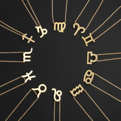 Zodiac Sign Necklaces with Gift card constellations - MELLIROSE