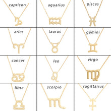 Load image into Gallery viewer, Zodiac Sign Necklaces with Gift card constellations - MELLIROSE