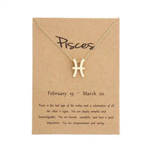 Load image into Gallery viewer, Zodiac Sign Necklaces with Gift card constellations - MELLIROSE