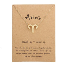 Load image into Gallery viewer, Zodiac Sign Necklaces with Gift card constellations - MELLIROSE