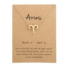 Load image into Gallery viewer, Zodiac Sign Necklaces with Gift card constellations - MELLIROSE