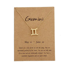 Load image into Gallery viewer, Zodiac Sign Necklaces with Gift card constellations - MELLIROSE