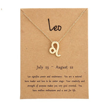 Load image into Gallery viewer, Zodiac Sign Necklaces with Gift card constellations - MELLIROSE