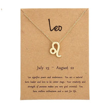 Load image into Gallery viewer, Zodiac Sign Necklaces with Gift card constellations - MELLIROSE