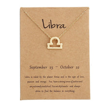 Load image into Gallery viewer, Zodiac Sign Necklaces with Gift card constellations - MELLIROSE