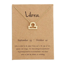 Load image into Gallery viewer, Zodiac Sign Necklaces with Gift card constellations - MELLIROSE