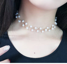 Load image into Gallery viewer, Delicate Pearl Choker - MELLIROSE
