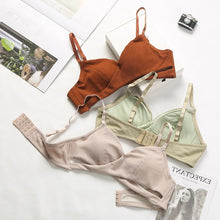 Load image into Gallery viewer, Cotton Push Up Bra & Underwear Set